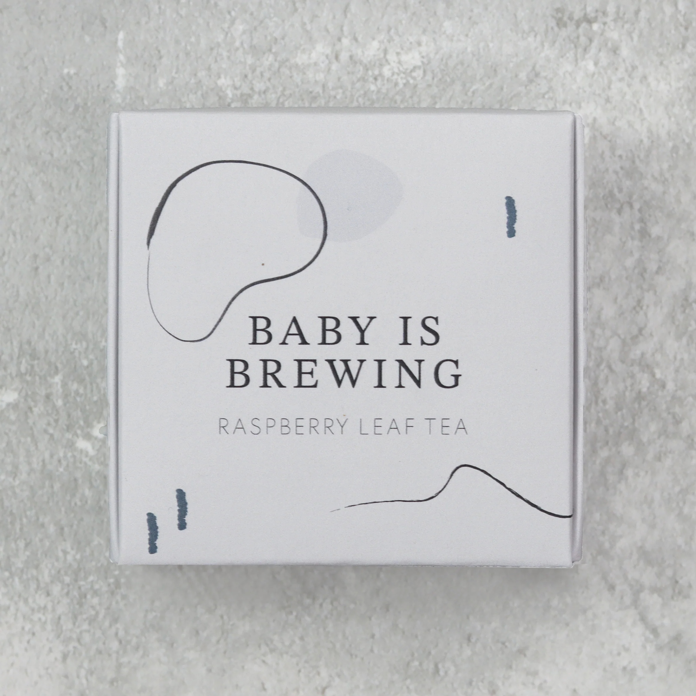Baby is Brewing Raspberry Leaf Tea