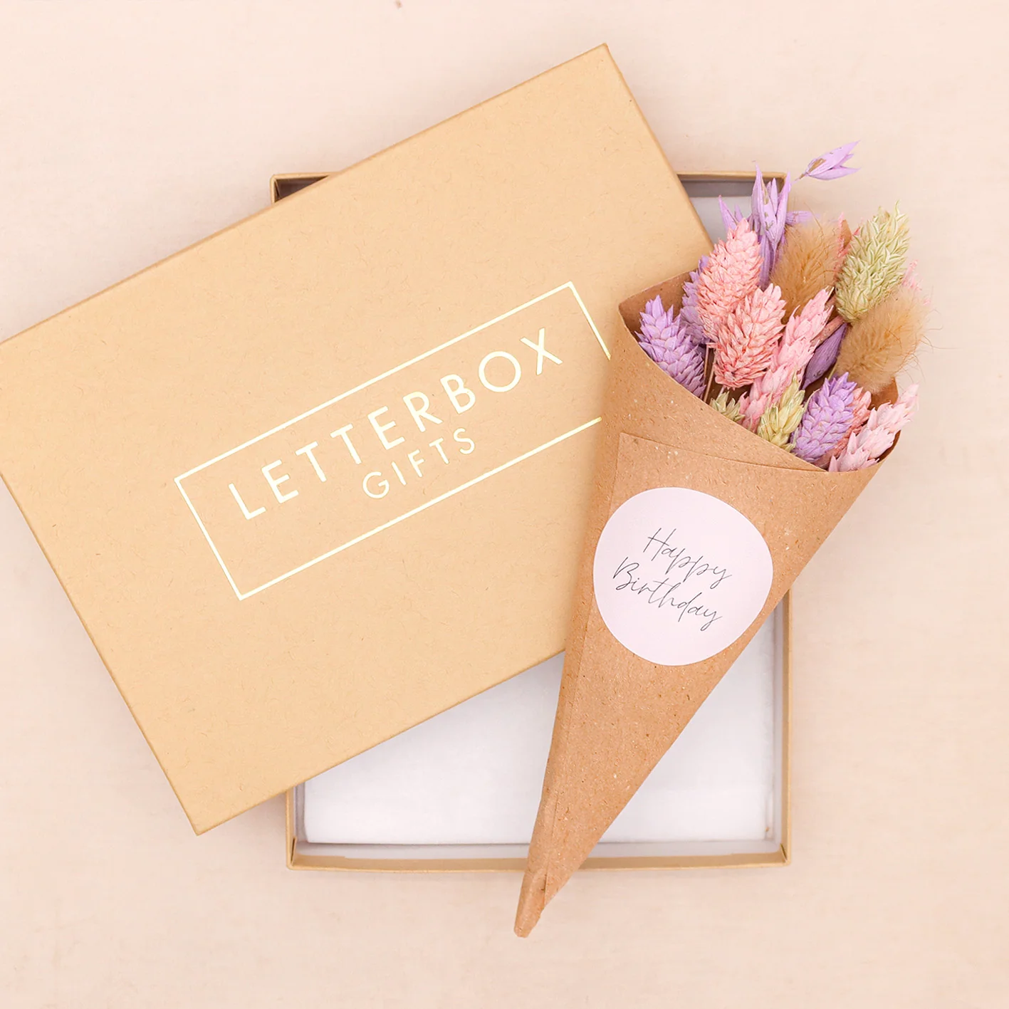 Birthday Dried Flower Posy