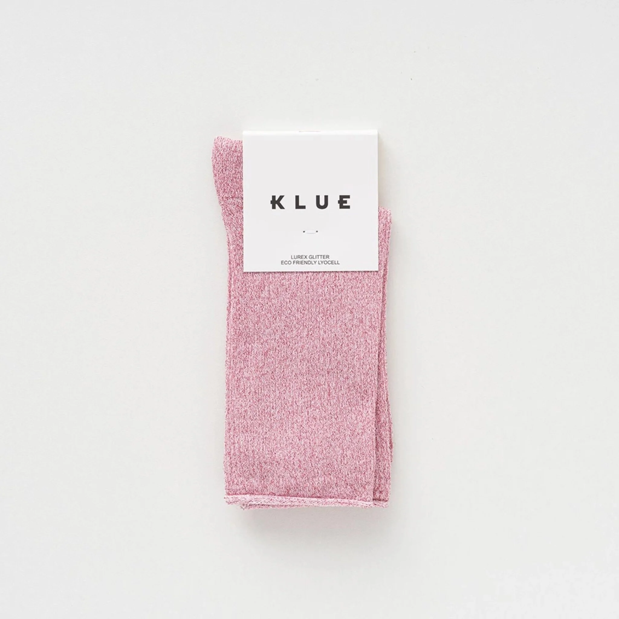 Pink Glitter Socks in Eco-Friendly Lyocell