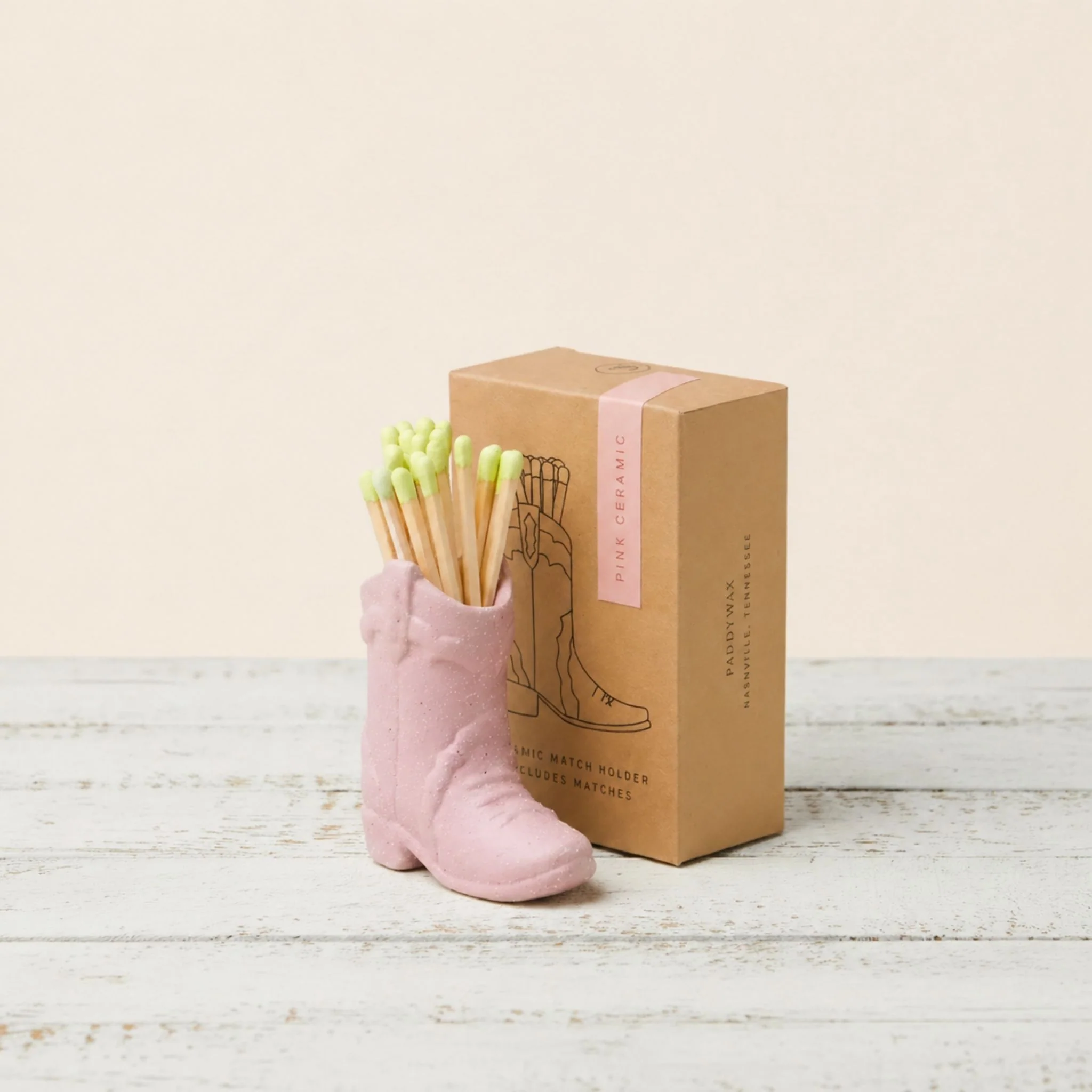 Cowboy Boot Match Holder - Pink