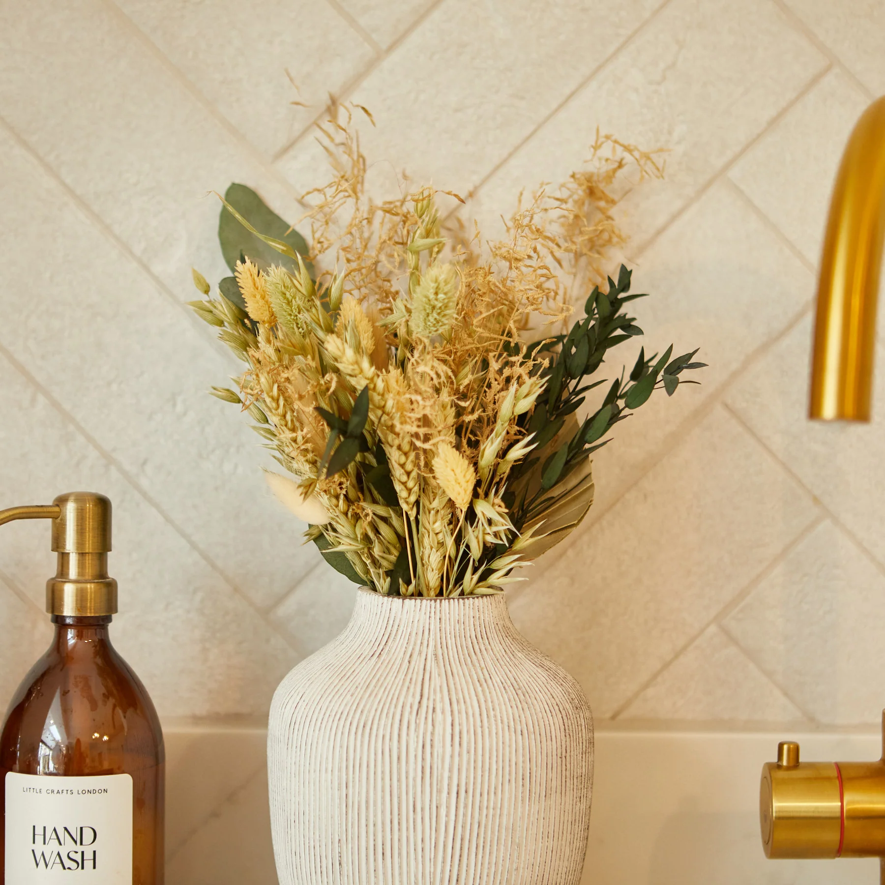 Dried Flowers Neutral Bouquet Letterbox Gift - Image 3