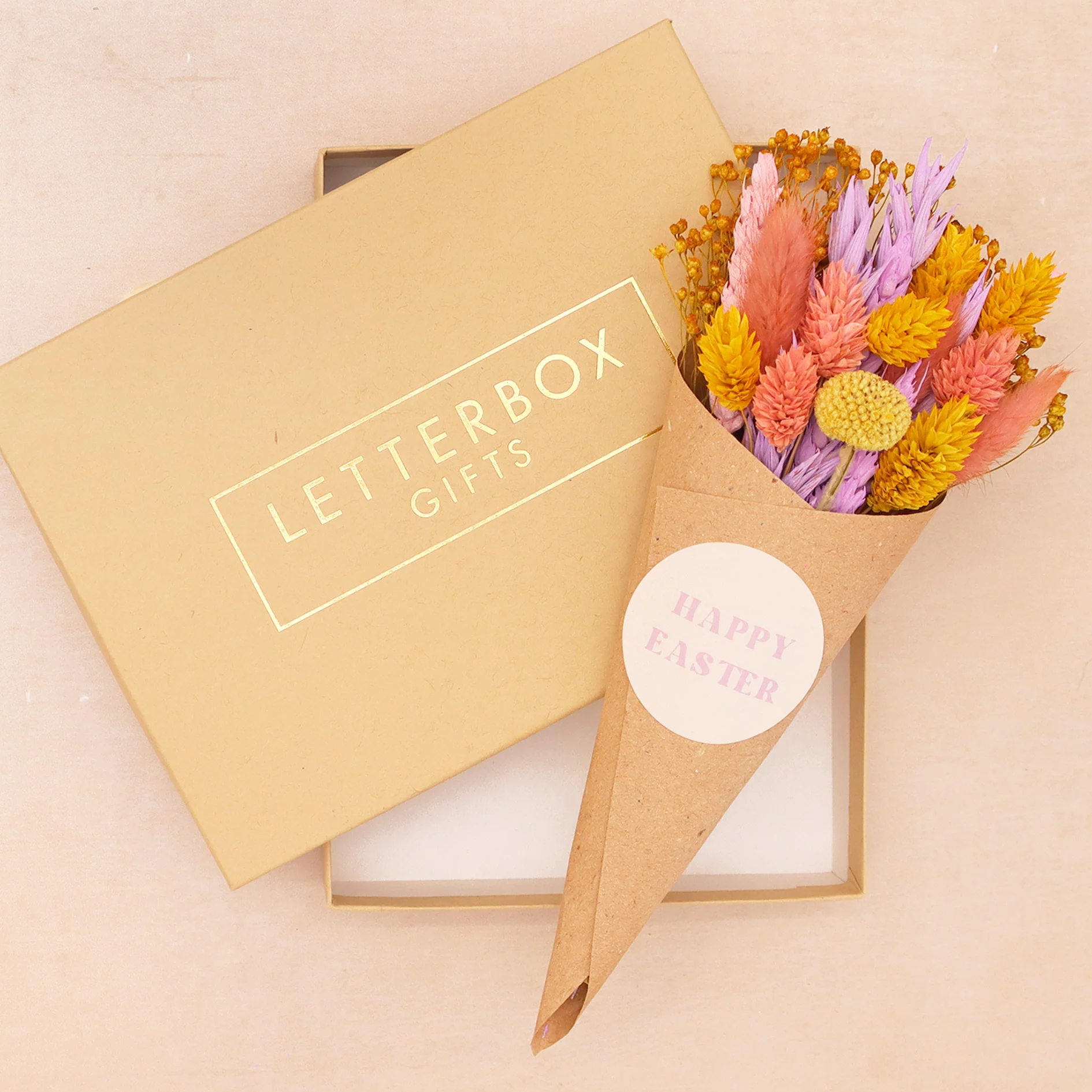 Easter Dried Flower Posy