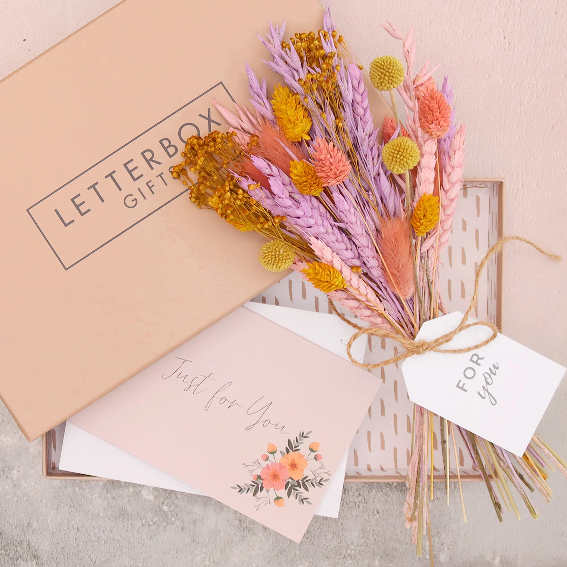 Easter Dried Flowers Bouquet
