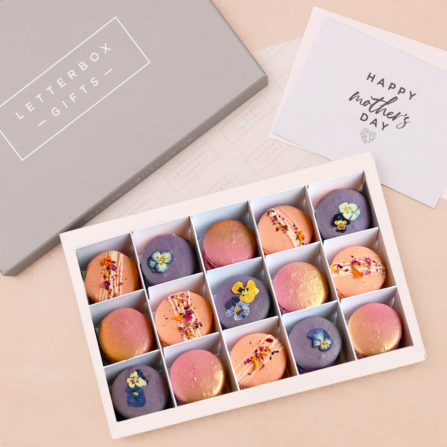 Mother's Day Letterbox Macarons - Image 3