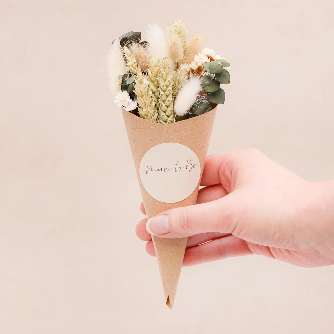 Mum to Be Dried Flower Posy