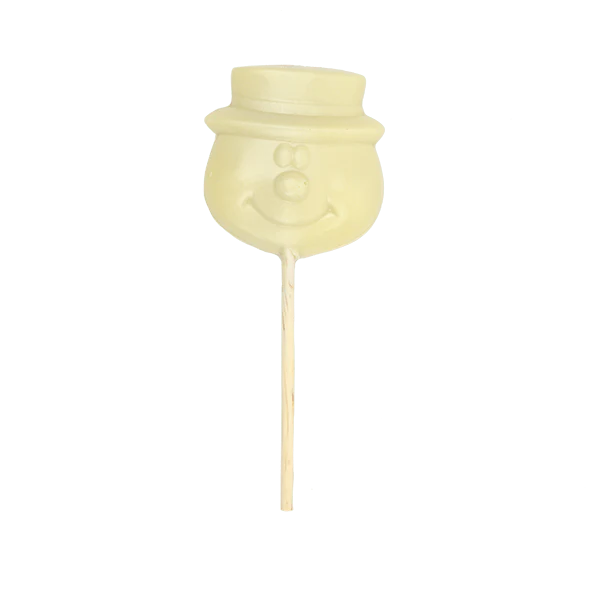 Snowman White Chocolate Lollipop
