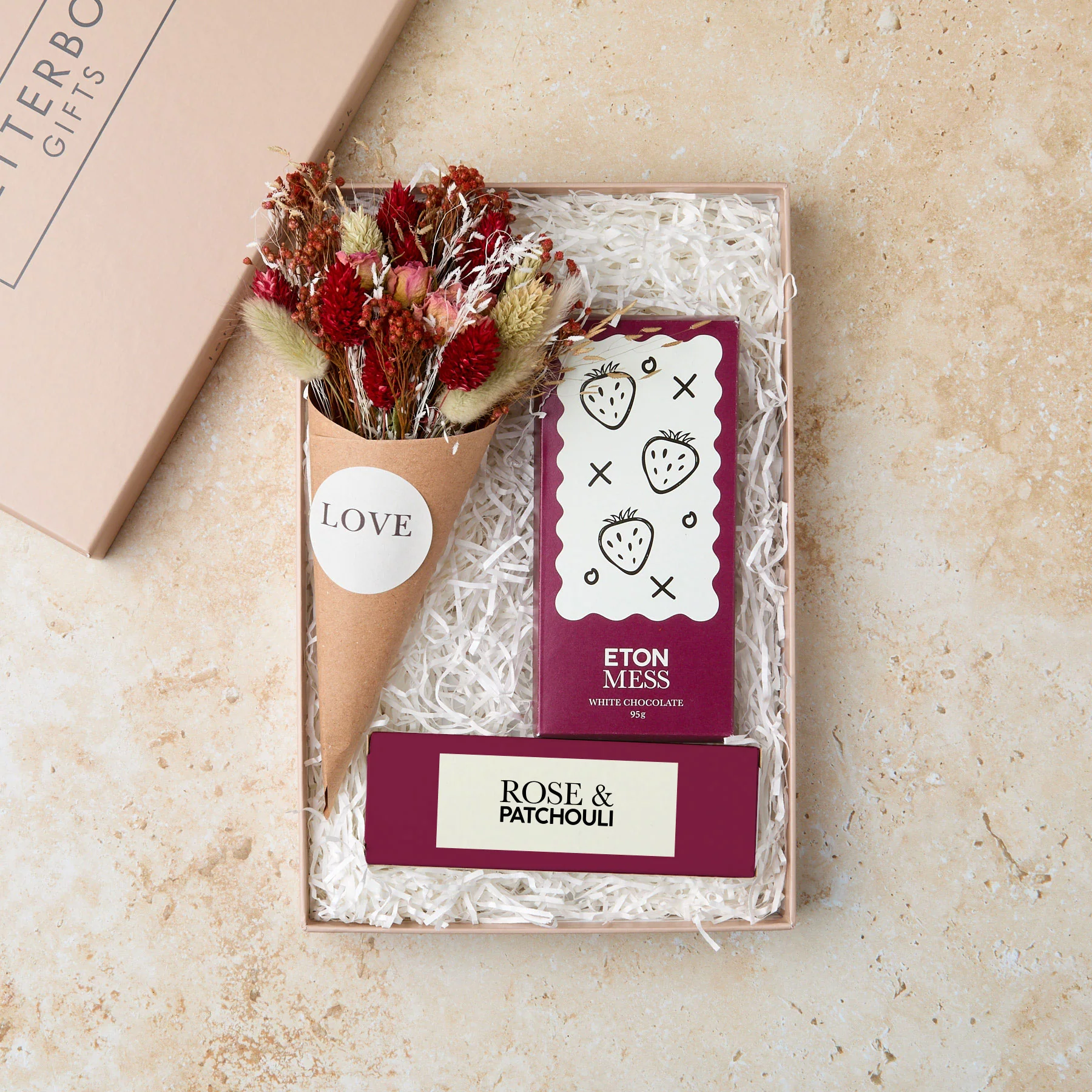 'Love' Floral Letterbox Gift Set - Image 3